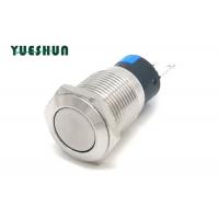 China 16mm Anti Vandal Push Button Switch Round Head 3 Pin Terminal Door Bell on sale