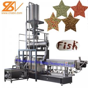 China Large Capacity Cat Fish Feed Extruder Machine Production Line 58-380 kw Power supplier