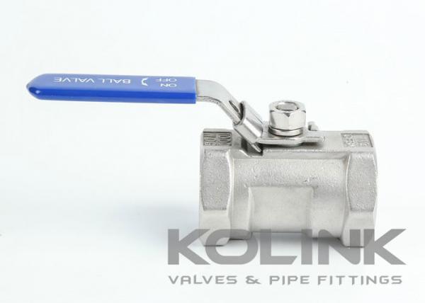 1-piece Stainless Steel Ball Valve BSP Screw NPT Reduced bore 1000 WOG