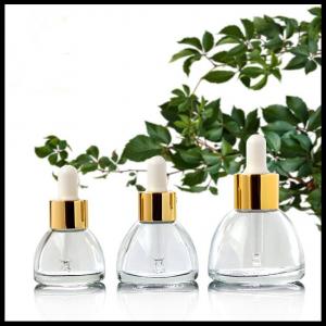 China Pagoda Conical Cosmetic Sample Bottle Glass Material 15ml/20ml/30ml Screw Cap wholesale