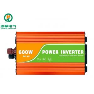 China Single Phase High Frequency Sine Wave Inverter 600W 12V To 220V Strong Load Capacity supplier