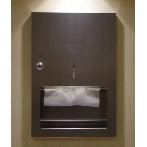Polished Chrome Metal Stainless Steel Toilet Roll Dispenser For Hotels