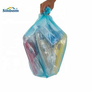 China Custom Printing PE Plastic Bin Liners Garbage Bags for Sustainable Waste Management supplier