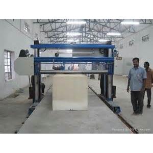 China Horizontal Long Sheet Blade Cutter / Sheet Foam Cutting Machine With Guide Rail Sponge Cutter supplier