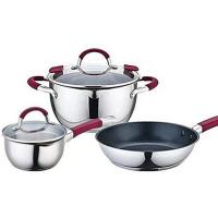 China 5pcs Non Stick Cookware Set Kitchenware Stainless Steel Cooking Pot OEM on sale