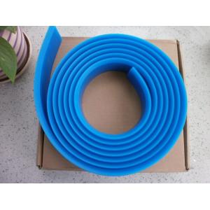 75 Shore Blue Screen Printing Squeegee Blades ISO 9001 Hard To Wear For Ceramics