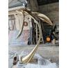 China Platear la escultura abstracta alta del metal del titanio de la piscina moderna de la escultura wholesale