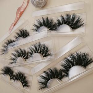 China Comfortable 5D Mink Silk Lashes 27mm Lightweight 100% Mink Handmade supplier