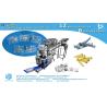 China Furniture fitting hardware packaging machine with 4pcs counting bowls and customized bucket conveyor wholesale