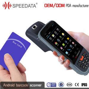 China Fingerprint UHF Rfid Handheld Reader Long Range Bluetooth 3G 4G Sim Card GPRS supplier
