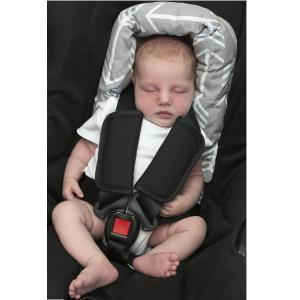 Soft Infant Car Seat Head Support , Fashion Baby Headrest For Car Seat