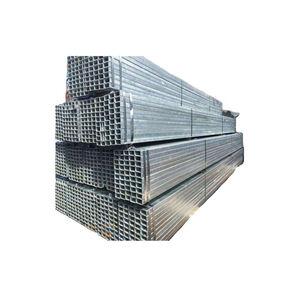 Painted Galvanized Rectangular Steel Pipe Ends Threaded Package Crate