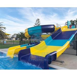 Fiberglass Swimming Pool Water Slide West Beach Parks Resort Aqua Slide Sets