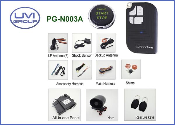 PG-N003A RFID Car alarm PKE system with Push Start and Remote start for car security