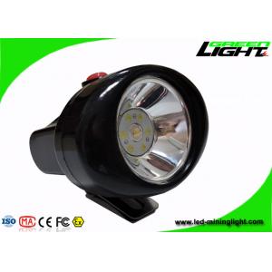 China Lightweight Mining Cap Lights 4000 Lux Plug - In Charging With Helmet Bracket supplier