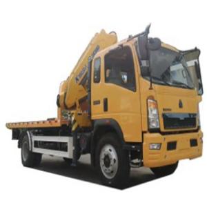 SINOTRUK 8X4  50-100 Ton 460HP Road Accident Wrecker Truck EuroII Emission Road Recovery Truck With Crane
