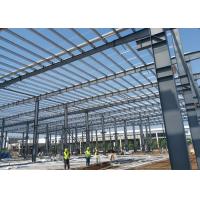 China Steel Structure Framed Commercial Office Building, Structural Steel Truss Prefab Construction Workshop with Drawing on sale