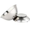 Electronic Stainless Steel Kitchen Scale 1g Bowl Scale Temperature Function Peel Fruit/Baking Weighing Features Battery Powered