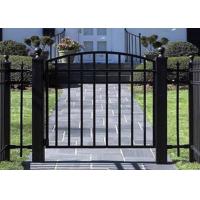 China Stainless Steel Wrought Iron Metal Fence Gate For House on sale