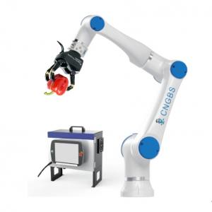 Chinese brand cheap cnc arm 6 axis robot  CNGBS-G10 with ReFlex TakkTile 3 finger gripper for cobot robot