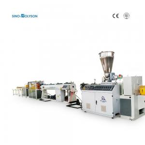 China 50-160mm Plastic  PVC Pipe Making Machine With Double Screw supplier