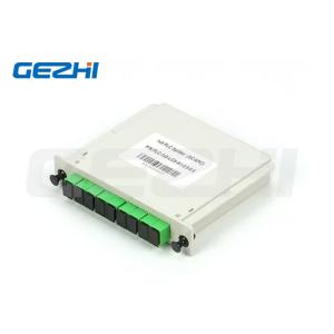 China 1x8 SC/APC Modo único G657A1 LGX Cassette Fibra óptica PLC Splitter en FTTx supplier