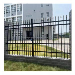 China Outdoor Zinc Steel Fence System Easily Assembled without Rust for Home Garden Sale supplier