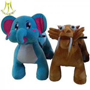 China Hansel amusement park outdoor plush electronic animal riding toys for sale supplier