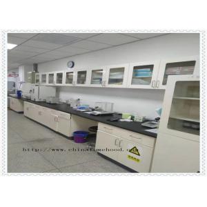 China Capacity Above 500kg Full Steel Lab Furniture / Metal Workshop Bench With Reagent Rack supplier