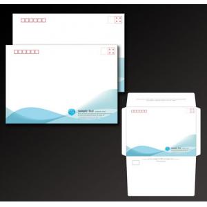 colorful custom logo printed paper receipt envelope, High quality custom DL envelope printing