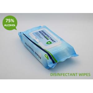 White Alcohol Hand Sanitizer Typical 75 Alcohol Wipes For Diabetics Portable 60 Pack