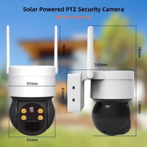4G Battery Security Camera 2K HD 4MP Night Vision Solar Camera PIR Siren