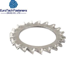 Star Countersunk Internal External Tooth Lock Washer DIN 6797 A Spring Steel Zinc Plated
