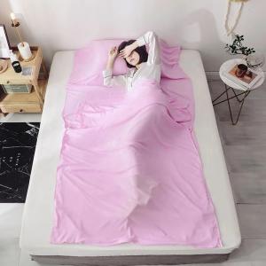 China Ultra Light Silk Sleeping Bag Liner Skin Friendly For Home / Hotel supplier