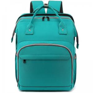 Polyester Lining Material Tote Bag Backpack Green Color For All Seasons