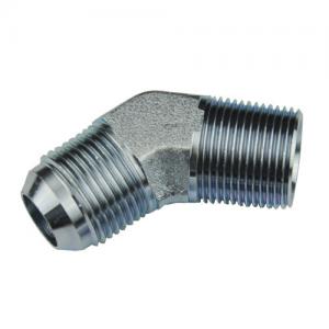 37 Degree Flared Tube Fittings Carbon Steel Male Npt To Npt Adapter