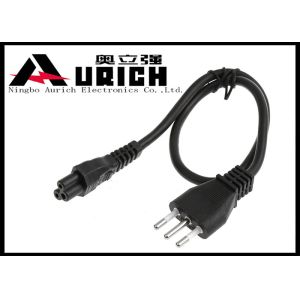 China Cabo de alimentação do padrão IMQ Itália com a tomada masculina de 3 Pin ao conector fêmea do IEC C5 supplier