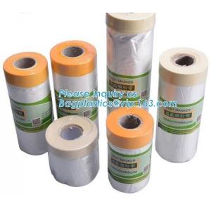 China Drop Film Roll Overspray Disposable Table Cloth Cover, Drop Film Roll With High Temperature Resistance Masking, Tape supplier