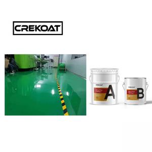 China Low VOC Industrial Epoxy Floor Coating Grade 2 Pack Epoxy Floor Paint Seamless supplier
