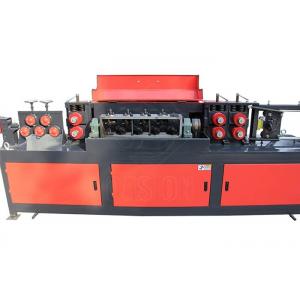 Cast Steel Clip Rebar Straightening Machine 7.5kw Motor Power Cr12 Straightening Wheel