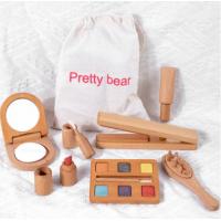 China Household Wooden Toy Set Dresser Makeup Toy High Simulation on sale