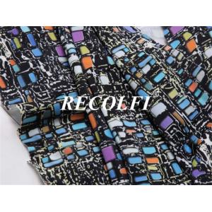Poly Yarn Spandex Pattern Print Activewear Knit Fabric Waterproof Airproof