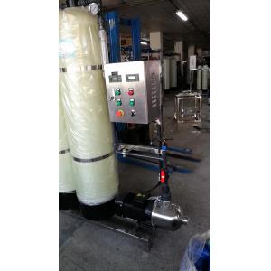 3KW Deionized Water Systems , Ion Exchange Resin Filter 60% - 75% Recovery