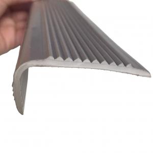 Protective L Shape PVC Rubber Stair Nosing Edge Trim for Slip Resistant Stair Treads