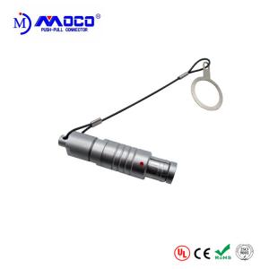 China Waterproof Male Panel Mount Circular Connector With Lanyard S103 1F 12 Pin supplier