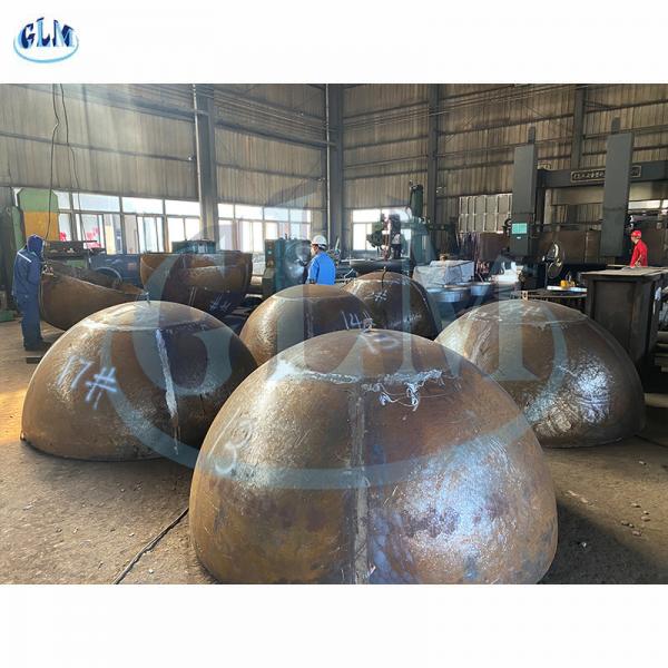 3800 * 70 Mm SA516 Hemispherical Tank Heads For Boilers Pressure Vessels