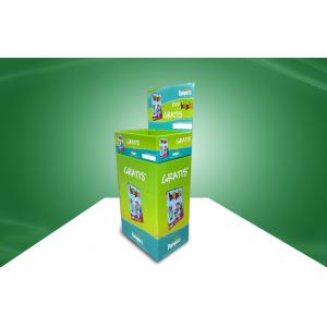 China Environmental POP Cardboard Dump Bins Glossy PP Lamintion For Baby Diapers supplier
