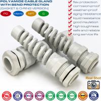 China Twist-Protecting PG Plastic Cable Glands, Bend-Protecting PG7-PG21 Waterproof Nylon Cable Protectors on sale