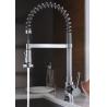 Single Handle Long Neck Kitchen Sink Faucet SUS 304 Stainless Steel Material