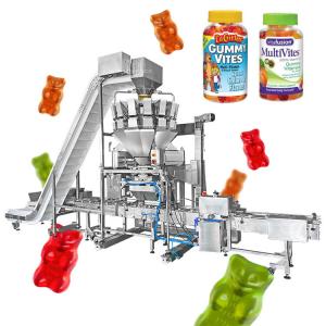 Automatic Bear Gummy Candy Filling Machine Sugar Lump Counting And Filling Machine